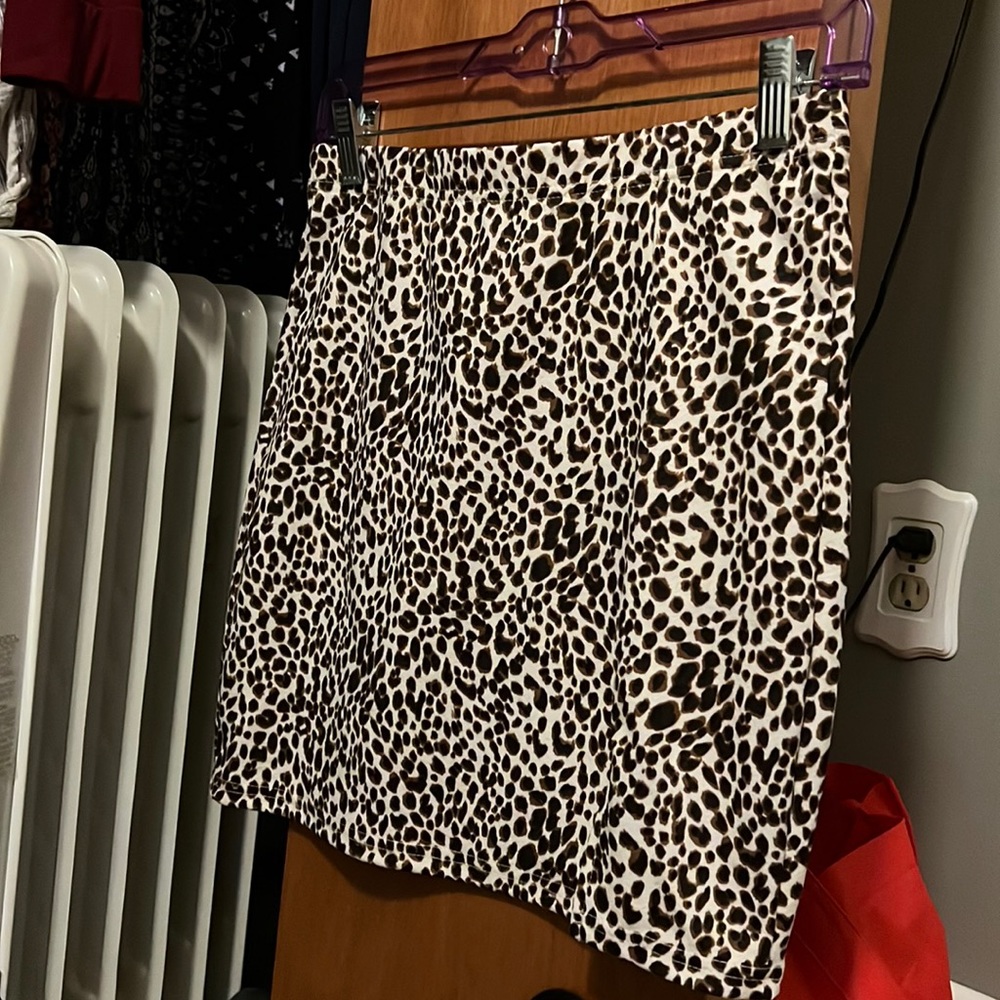 Shein Cheetah Skirt